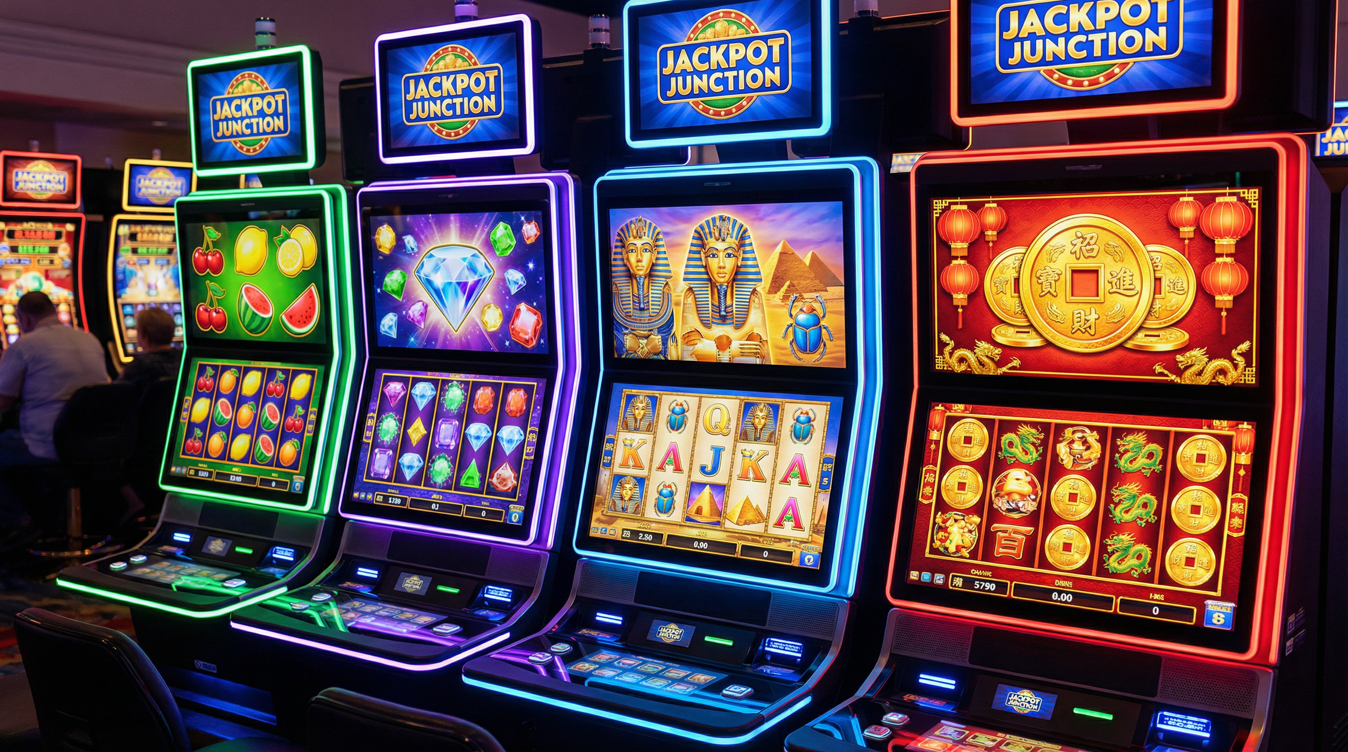 多款老虎机游戏展示